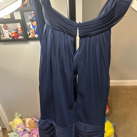 Worn once excellent condition Navy bridesmaid or mother of gown - Picture 2 of 5